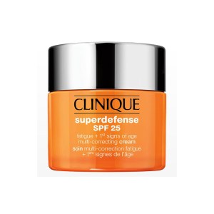Clinique Superdefense Fatigue & 1st Signs of Age Αντιγηραντική Κρέμα Προσώπου Ημέρας με SPF25 για Ξηρές Επιδερμίδες με Βιταμίνη C 30ml
